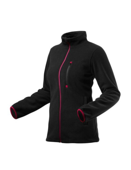 Geaca din lana polara pentru femei, model Woman Line, negru, marimea XL/42, NEO