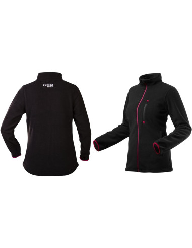 Geaca din lana polara pentru femei, model Woman Line, negru, marimea XL/42, NEO