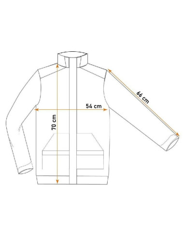 Geaca din lana polara pentru femei, model Woman Line, negru, marimea XL/42, NEO
