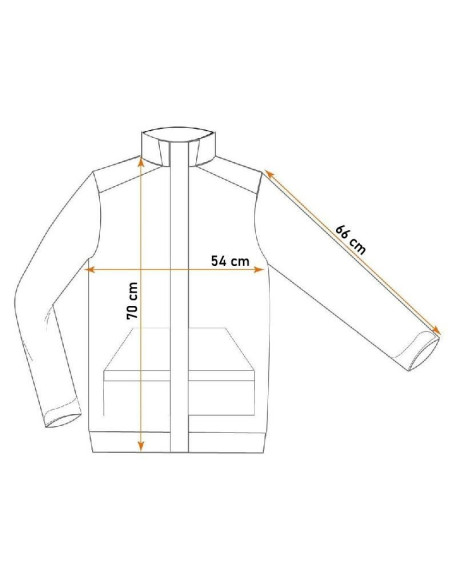 Geaca din lana polara pentru femei, model Woman Line, negru, marimea XL/42, NEO