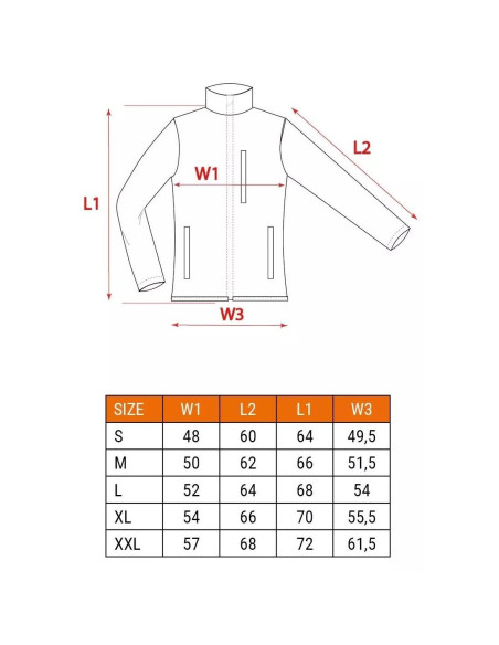 Geaca din lana polara pentru femei, model Woman Line, negru, marimea XL/42, NEO