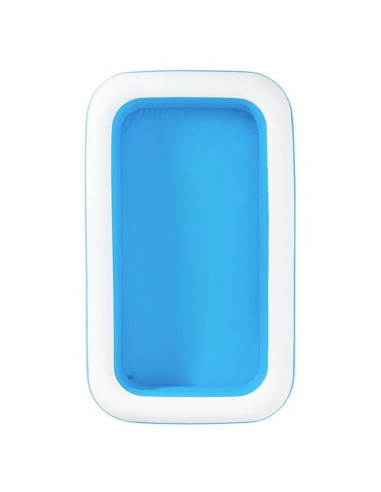 Piscina gonflabila pentru copii, dreptunghiulara, albastru, 305x183x46 cm, Bestway Family