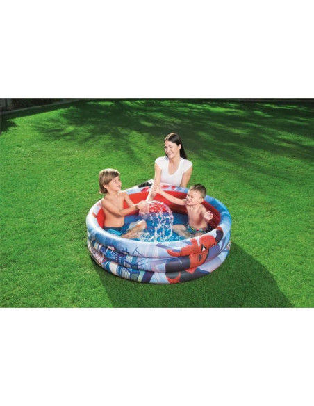 Piscina gonflabila pentru copii, rotunda, 122x30 cm, Bestway Spider-Man