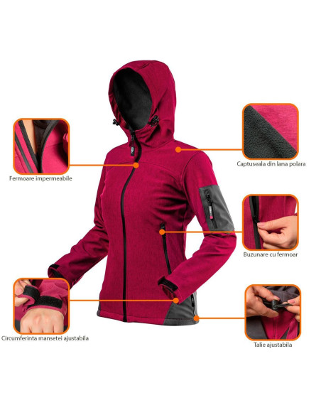 Hanorac impermeabil pentru femei, model Woman Line, marimea L/40, NEO