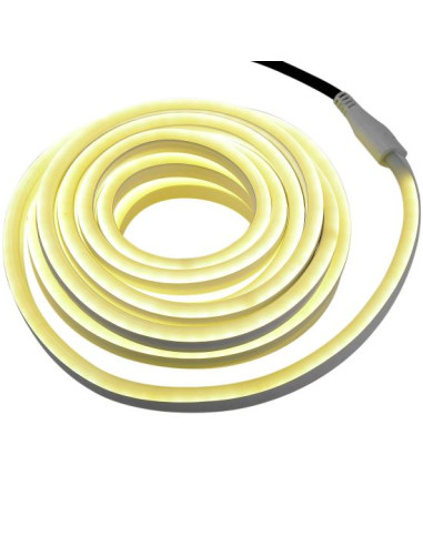Furtun luminos, alb cald, interior-exterior, IP44, 600 LED, 5 m