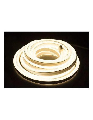 Furtun luminos, alb cald, interior-exterior, IP44, 600 LED, 5 m
