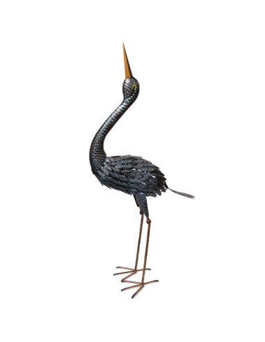 Decoratiune gradina, metalica, cocor, 18x43x94 cm
