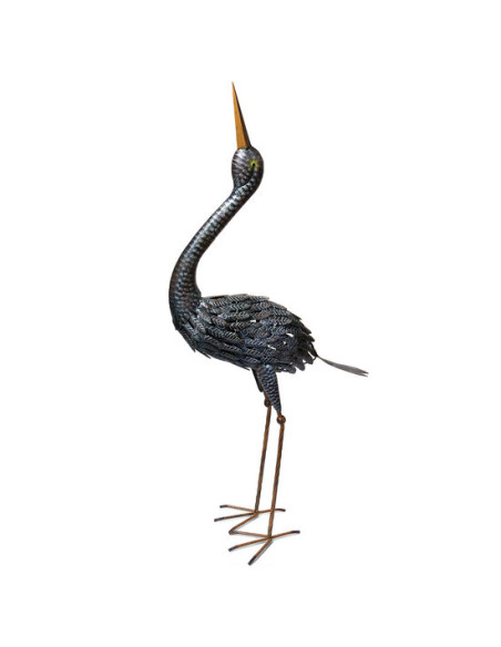 Decoratiune gradina, metalica, cocor, 18x43x94 cm