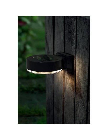 Lampa solara de perete/gard, LED, set 2 buc, 14x12x5.5 cm
