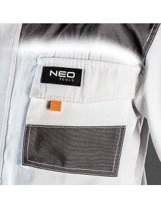 Geaca de lucru, alba, model HD, marimea XXL/58, NEO 2