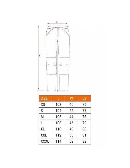 Pantaloni de lucru, model Premium, marimea XXXL/58, NEO