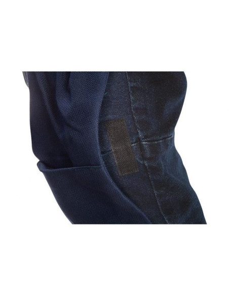 Pantaloni de lucru tip blugi, cu intariri pentru genunchi, model Denim, marimea XS/46, NEO