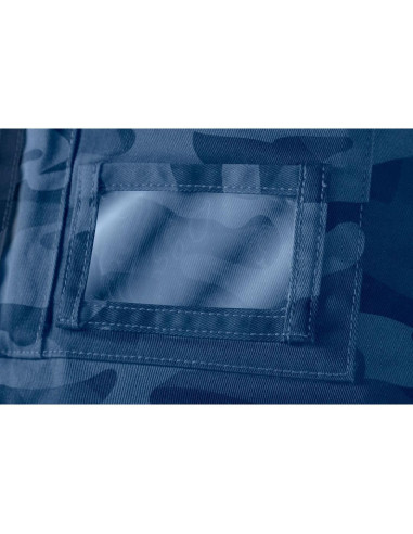 Pantaloni de lucru cu pieptar, salopeta, model Camo Navy, marimea XL/54, NEO