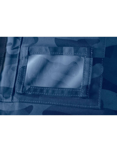 Pantaloni de lucru cu pieptar, salopeta, model Camo Navy, marimea XL/54, NEO