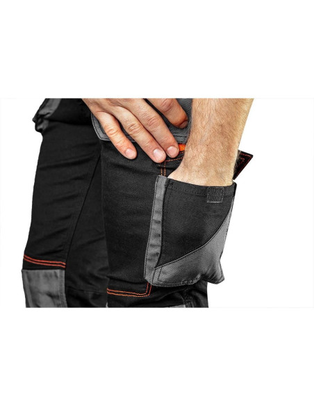 Pantaloni de lucru cu pieptar, salopeta, slim fit, model HD, marimea XL/54, NEO
