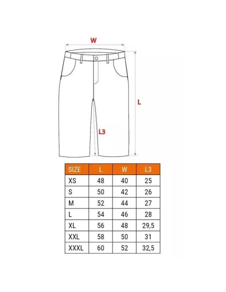 Pantaloni scurti de lucru, model Premium, marimea L/52, NEO