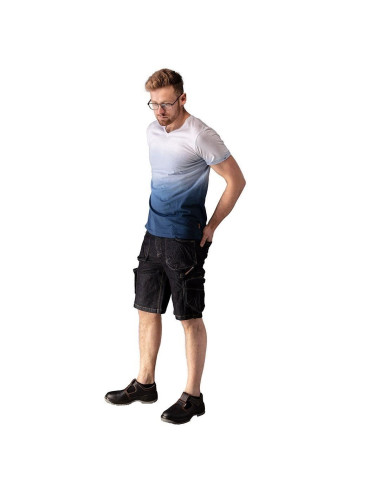 Pantaloni scurti de lucru tip blugi, model Denim, marimea M/50, NEO