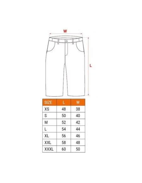 Pantaloni scurti de lucru tip blugi, model Denim, marimea XL/54, NEO