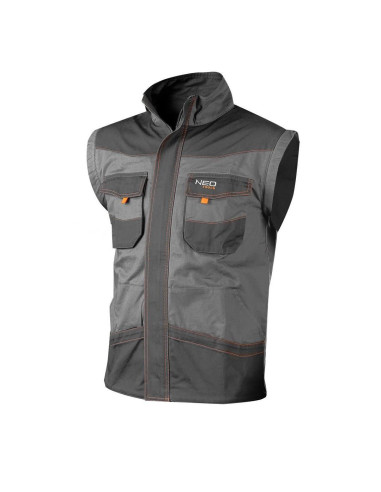 Geaca de lucru, convertibila in vesta, 2 in 1, maneci detasabile, bumbac, marimea M/50, NEO