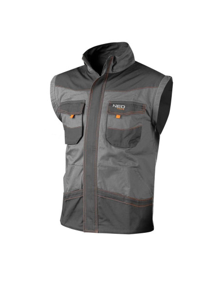 Geaca de lucru, convertibila in vesta, 2 in 1, maneci detasabile, bumbac, marimea M/50, NEO