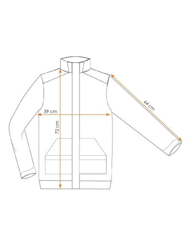 Geaca de lucru, convertibila in vesta, 2 in 1, maneci detasabile, bumbac, marimea M/50, NEO