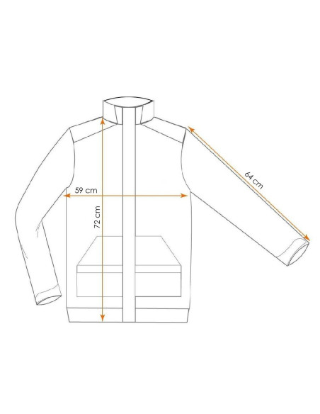 Geaca de lucru, convertibila in vesta, 2 in 1, maneci detasabile, bumbac, marimea M/50, NEO