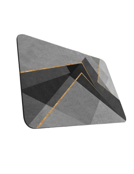 Covoras pentru baie ultra absorbant, anti-alunecare, material Diaton, Model Abstract, 50 x 80 cm