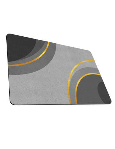 Covoras pentru baie ultra absorbant, anti-alunecare, material Diaton, Model Cercle, 50 x 80 cm