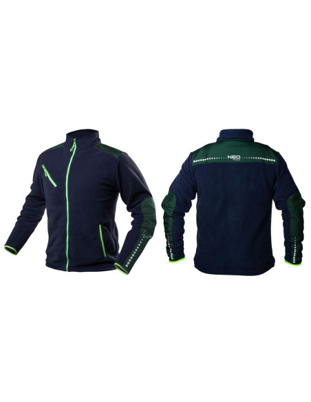Geaca de lucru din lana polara, cu intarituri Cordura, model Premium, marimea L/52, NEO