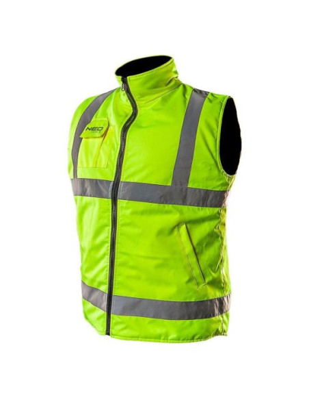 Vesta de lucru cu 2 fete, reflectorizanta, galben, model Visibility, marimea L/52, NEO