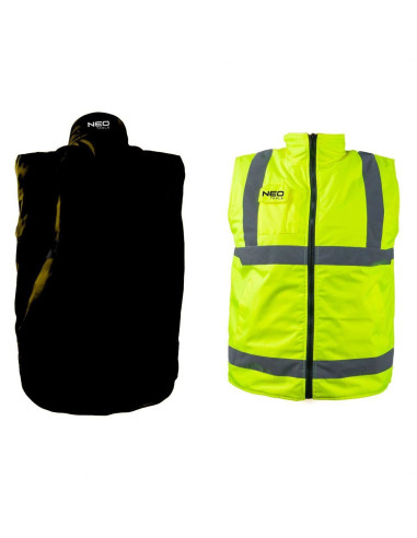 Vesta de lucru cu 2 fete, reflectorizanta, galben, model Visibility, marimea S/48, NEO