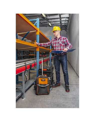 Camasa de lucru bumbac, rosu-gri-alb, marimea XL/56, NEO