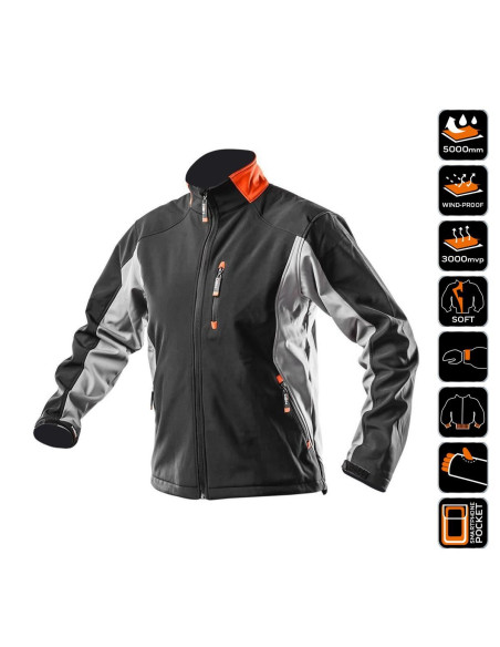 Geaca de lucru softshell, model Outdoor, marimea L/52, NEO