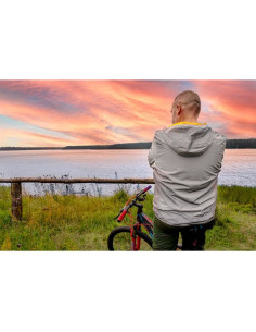 Geaca de lucru, reflectorizanta, alba, model REFLECTIVE, marimea XL/54, NEO 2