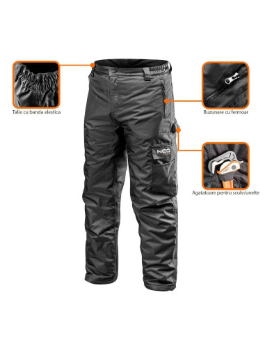 Pantaloni de lucru cu izolatie Oxford, model WARM, marimea XXXL/60, NEO