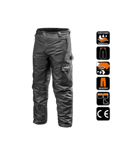 Pantaloni de lucru cu izolatie Oxford, model WARM, marimea XXXL/60, NEO