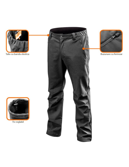 Pantaloni de lucru captusiti, model Warm, marimea XXL/58, NEO