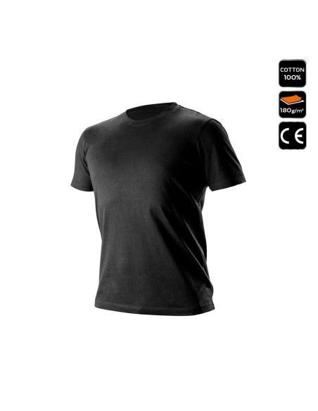 Tricou maneca scurta, model Outdoor, marimea M/50, negru, NEO