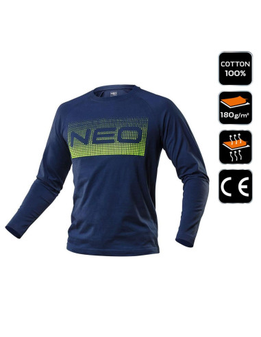 Tricou cu maneca lunga raglan, model Premium, marimea XXL/56, NEO