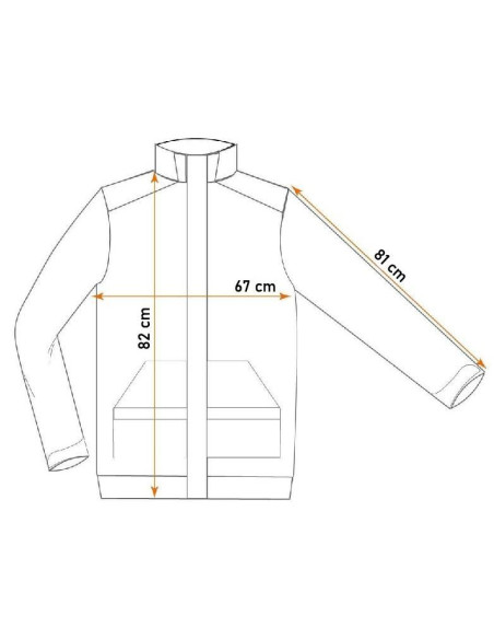 Geaca de lucru, tesatura Oxford, impermeabila, galben, model Visibility, marimea L/52, NEO