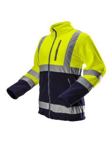 Geaca de lucru, reflectorizanta, lana polara, galben, model Visibility, marimea XL/56, NEO