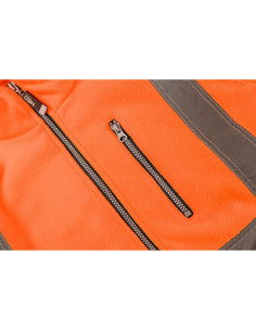 Geaca de lucru, reflectorizanta, lana polara, portocaliu, model Visibility, marimea M/50, NEO 2