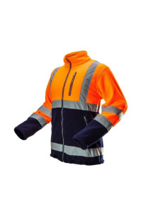 Geaca de lucru, reflectorizanta, lana polara, portocaliu, model Visibility, marimea XL/56, NEO