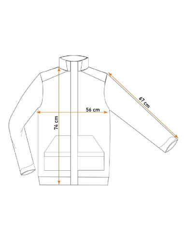 Geaca de lucru slim fit, reflectorizanta, galben, model Visibility, marimea L/52, NEO
