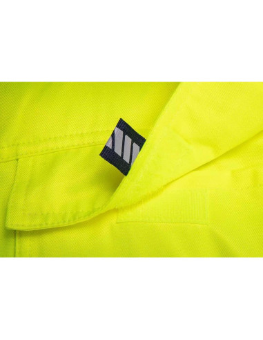 Geaca de lucru slim fit, reflectorizanta, galben, model Visibility, marimea L/52, NEO