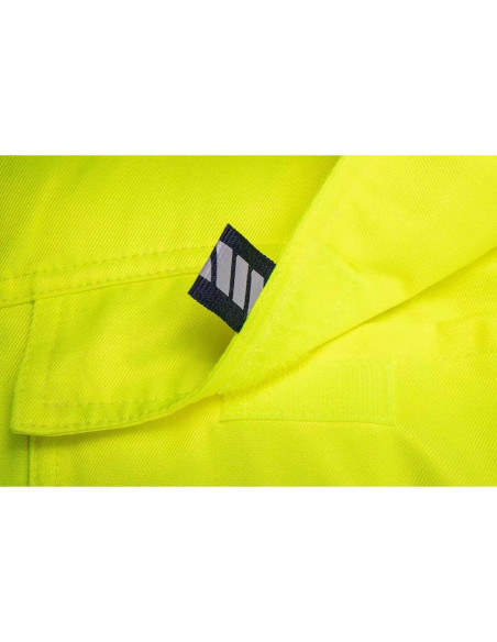 Geaca de lucru slim fit, reflectorizanta, galben, model Visibility, marimea L/52, NEO
