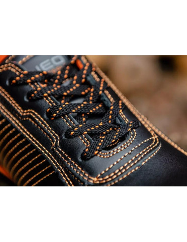 Pantofi de lucru, SB, SRA, piele, protectie metalica, marimea 44, NEO