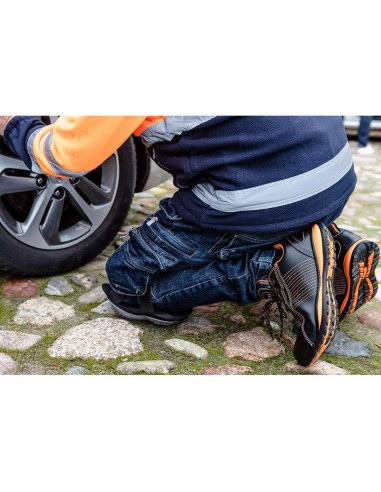 Pantofi de lucru, SB, SRA, piele, protectie metalica, marimea 44, NEO