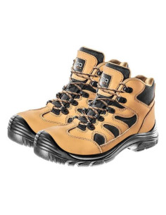 Bocanci de lucru, S3, SRC, protectie compozit, piele nabuc, marimea 39, NEO