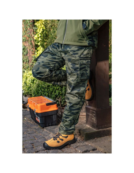 Bocanci de lucru, S3, SRC, protectie compozit, piele nabuc, marimea 43, NEO
